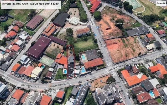 Terreno Rua Araci Vaz Callado