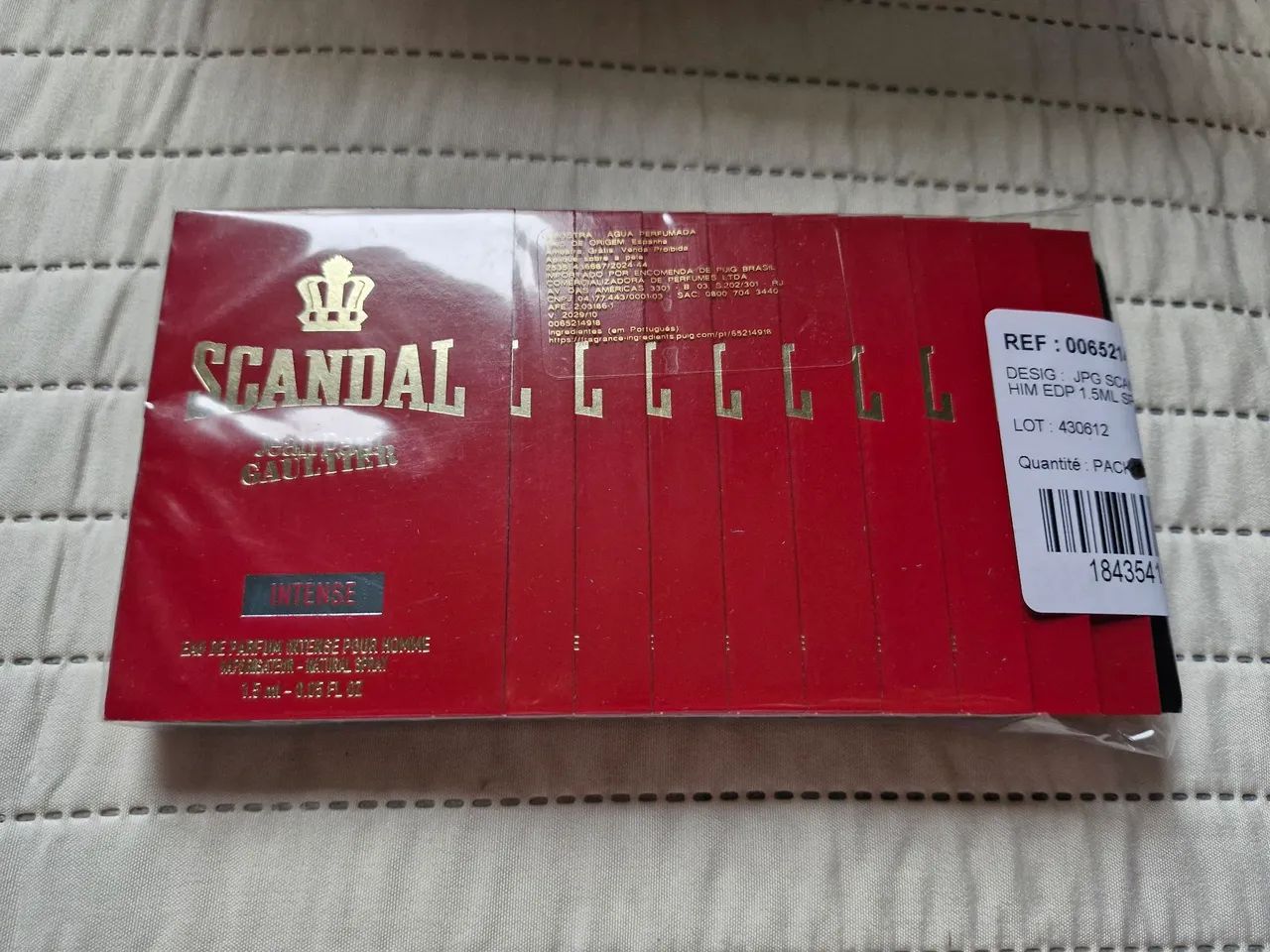 Kit perfume scandal intense jean paul gaultier  - Foto 2