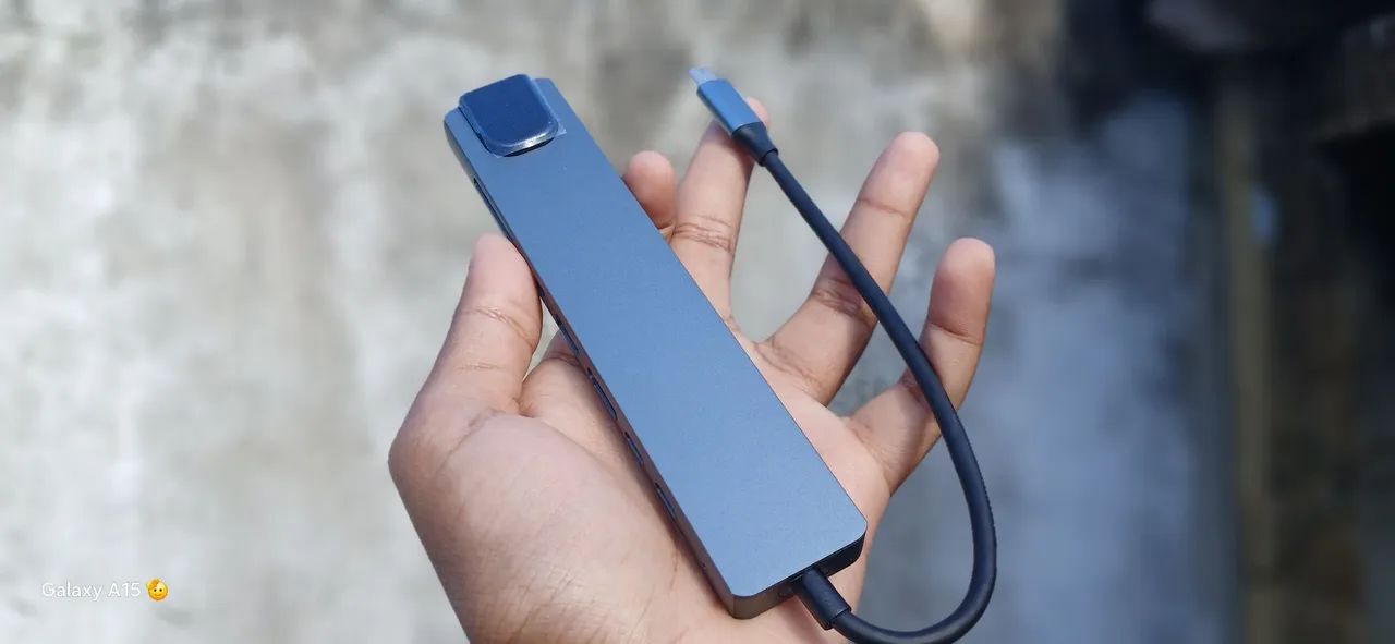 Adaptador Hub USB 8 em 1 - Para Celular, Notebook e PC - Foto 3