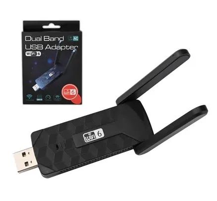 Adaptador Wireless WiFi Mini 2 Antenas Dual Band 1300Mbps 5.8GHz/2.4GHz Sem Fio z1562 - Foto 3