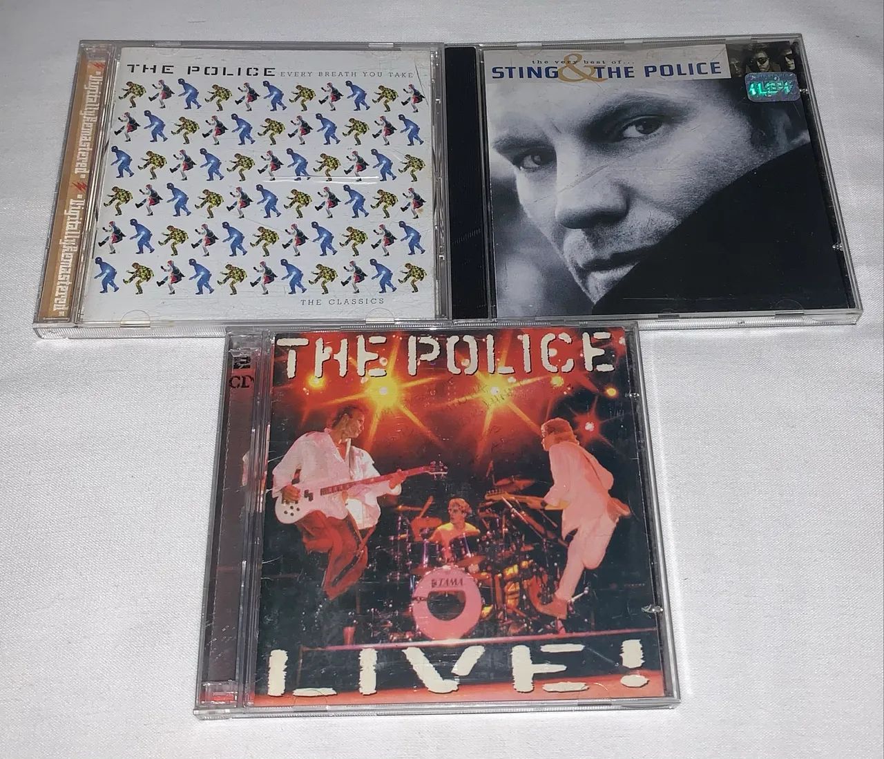 3 CDs: The Police & Sting, One of Them Is a Rare Live Double Album