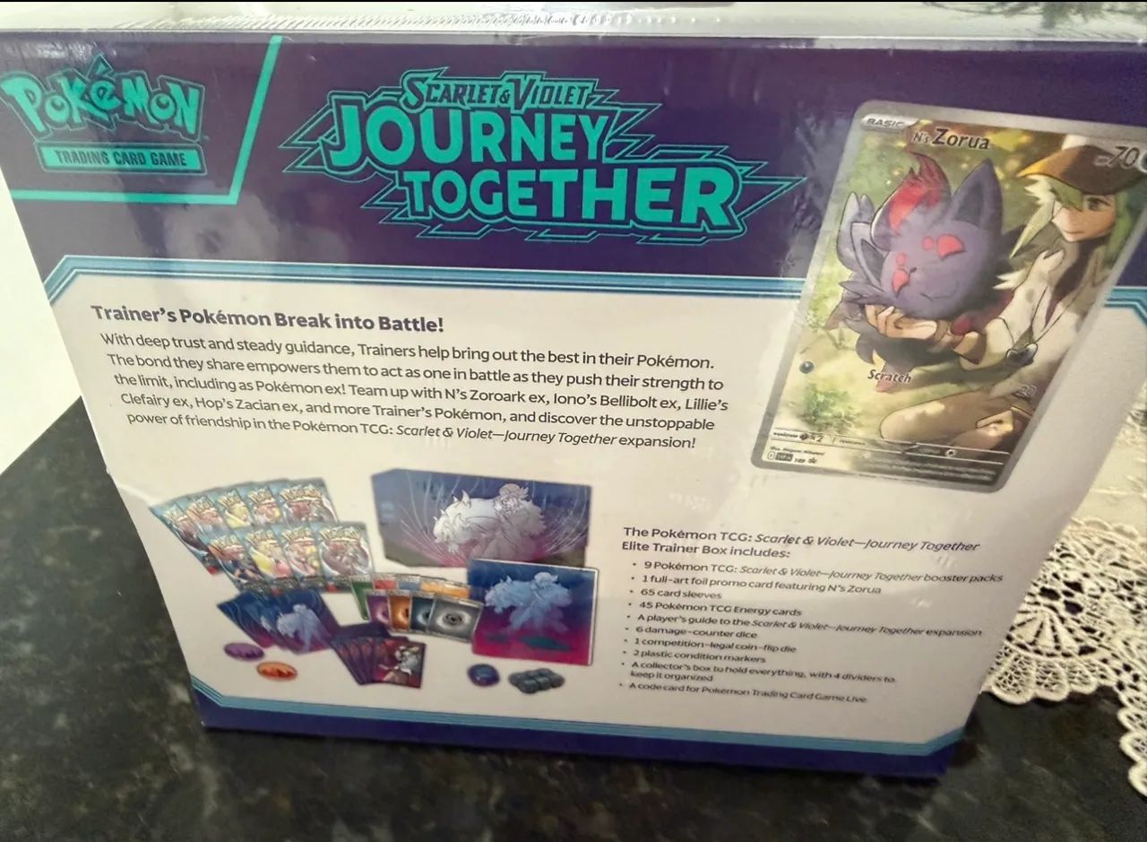 Pokémon scarlet & violet journey together elite box inglês - Foto 3