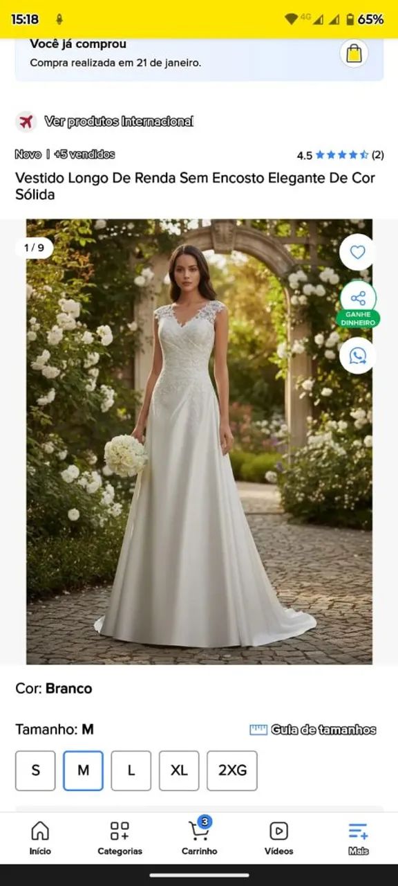 Vestido de noiva  - Foto 4