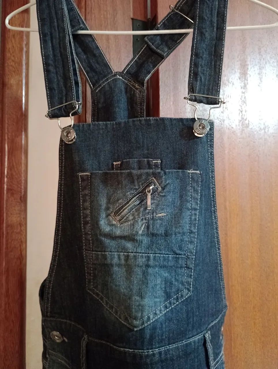 Jardineira jeans Nova Dgatte . - Foto 3