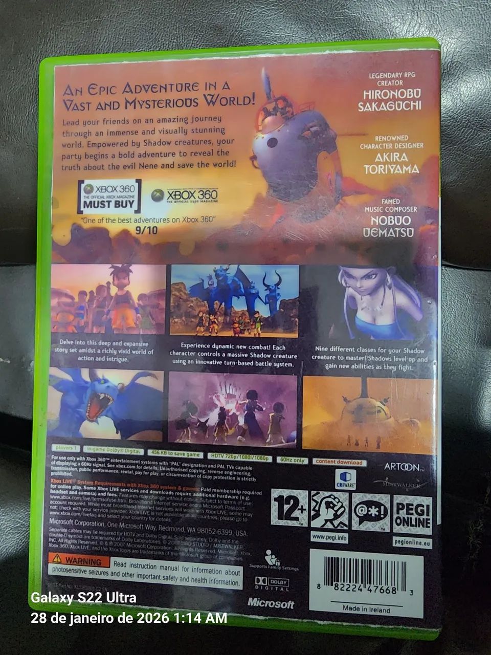 Blue Dragon xbox 360 japonês ntsc-j região livre - Foto 3