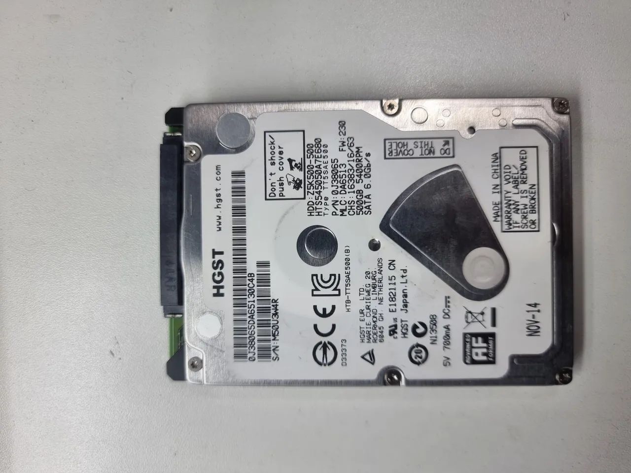 Hd sata 500gb