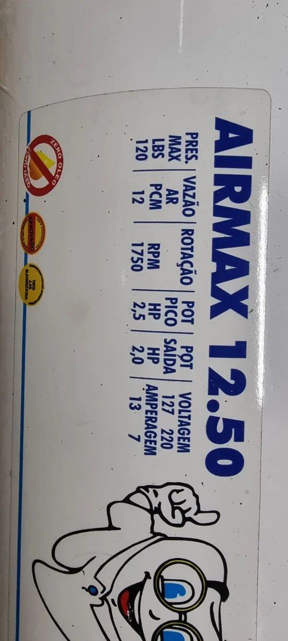 Compressor Odontológico Fiac 12 pés Com Defeito - Foto 3