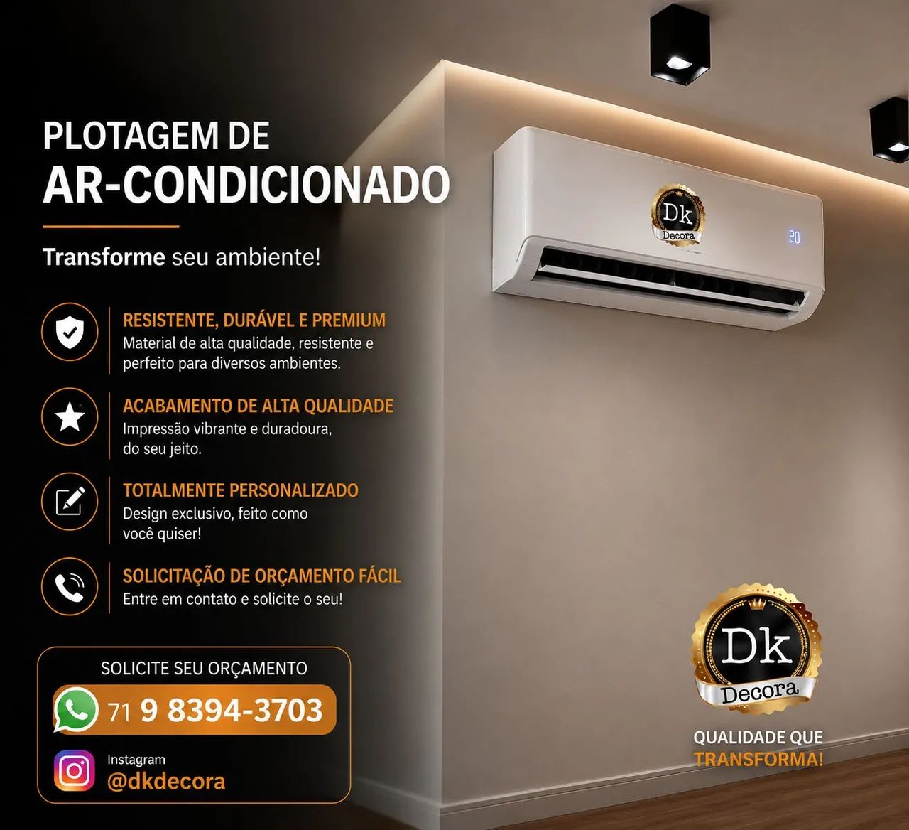 Ar-condicionado Plotagem 