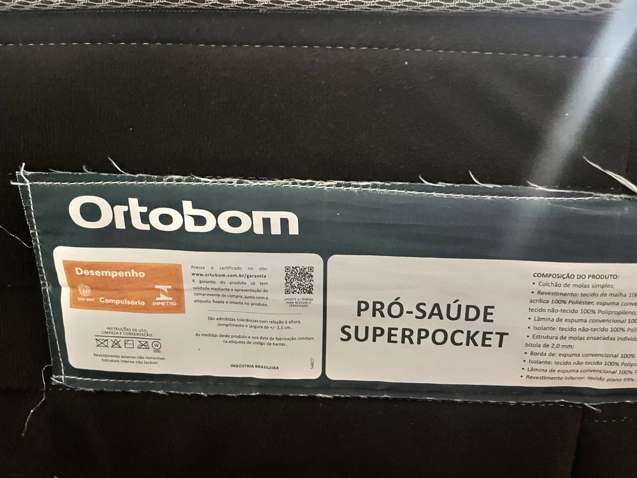 Cama ortobom com box 