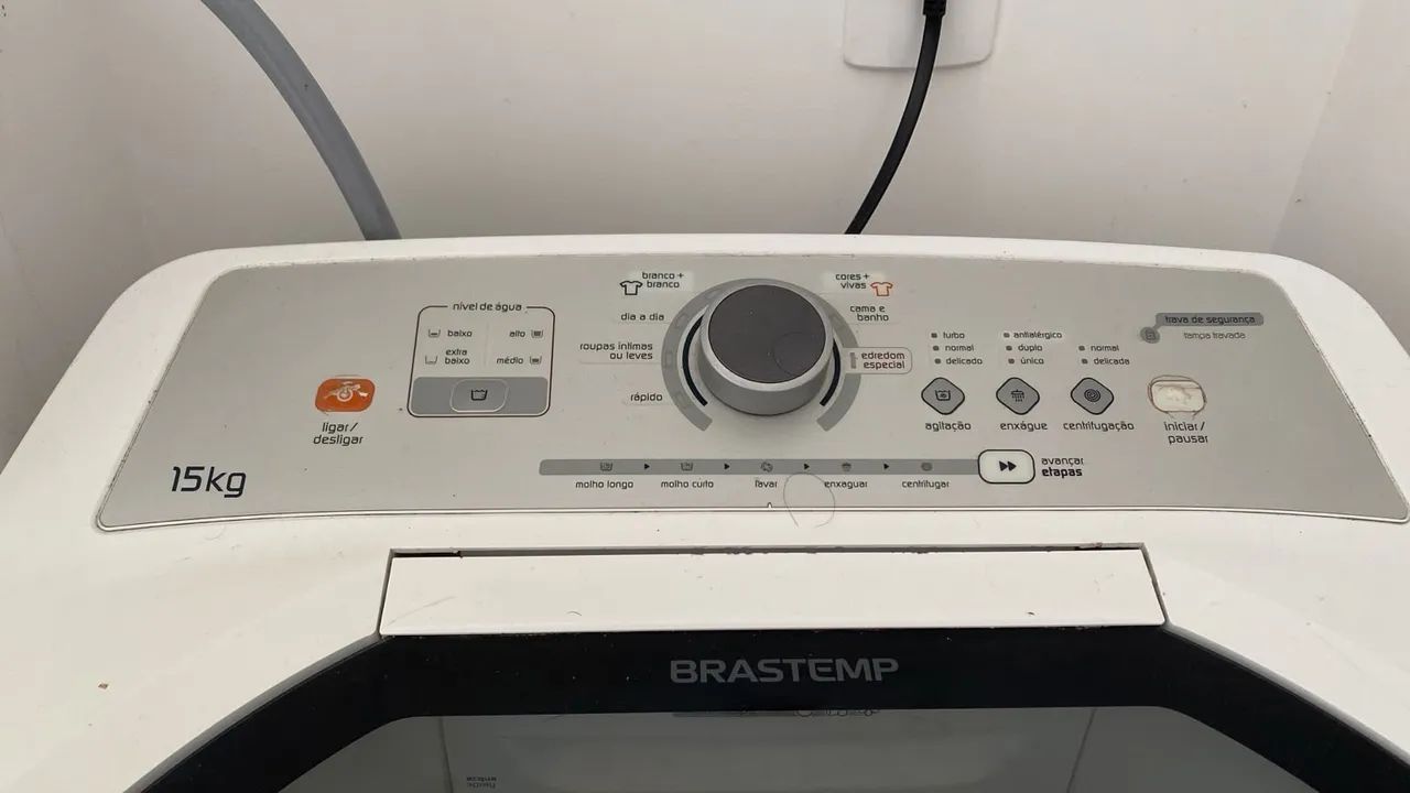Máquina de lavar Brastemp 15 kl 800