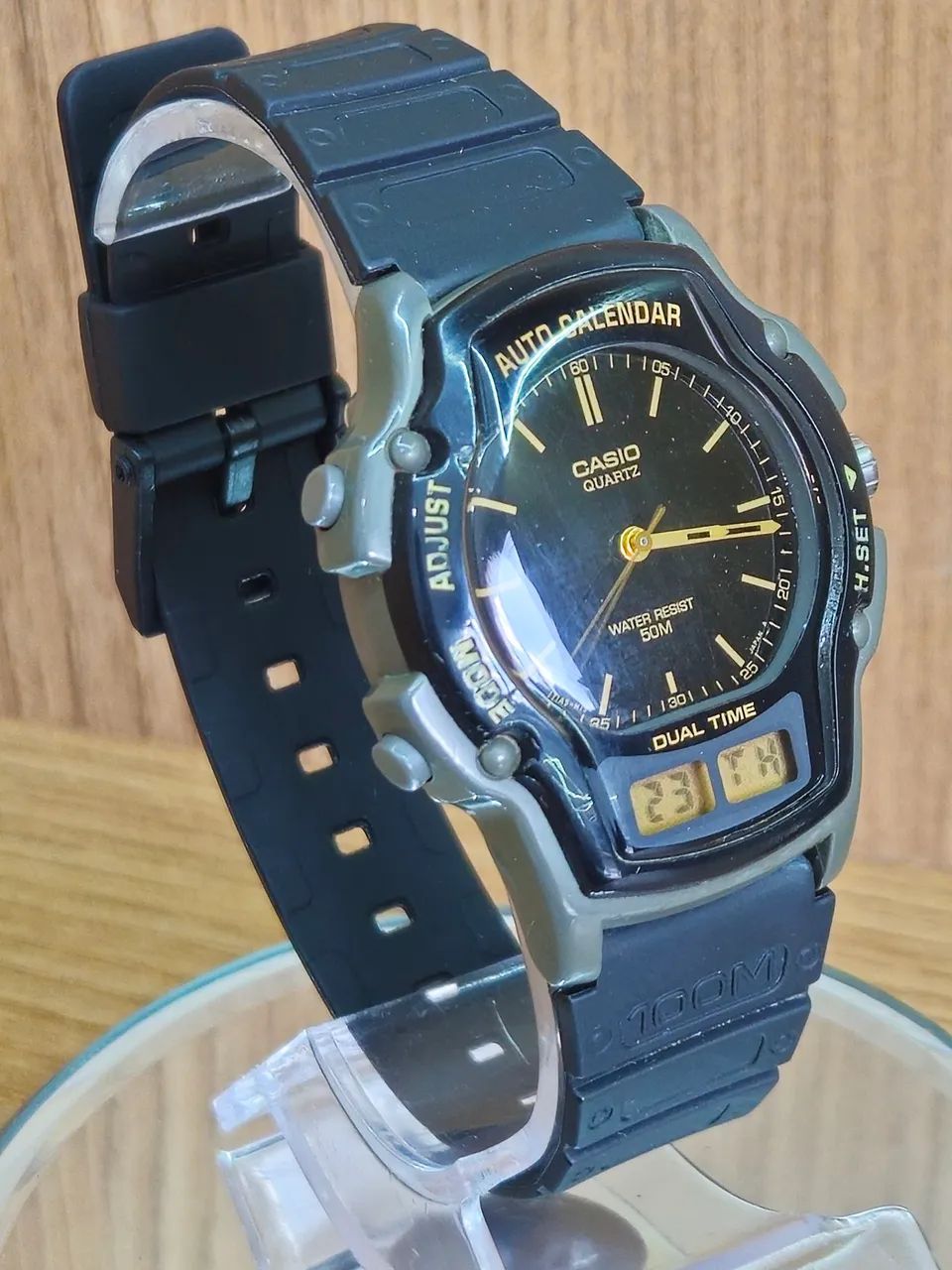 Relógio Casio AW-24  Ana-Digi ( Dual time ) - Foto 3