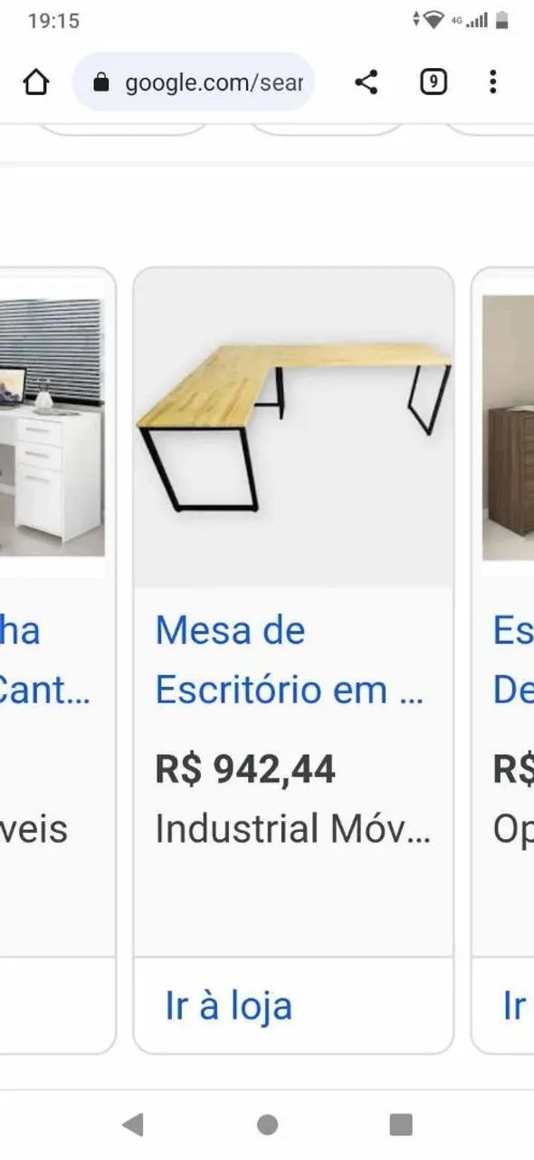 VENDO MESA DE ESCRITÓRIO EM L! EXCELENTE ESTADO! *! - Foto 3