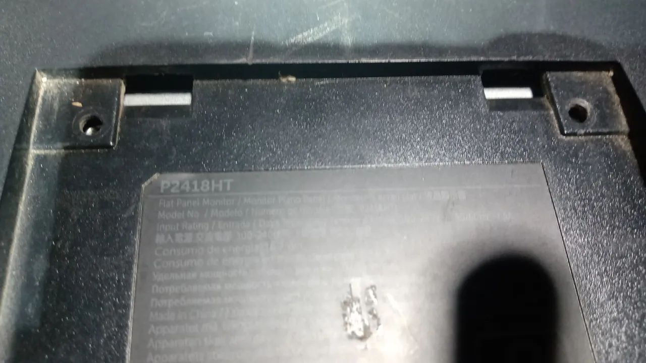 Monitor Dell P2418HT com tela quebrada - Foto 5