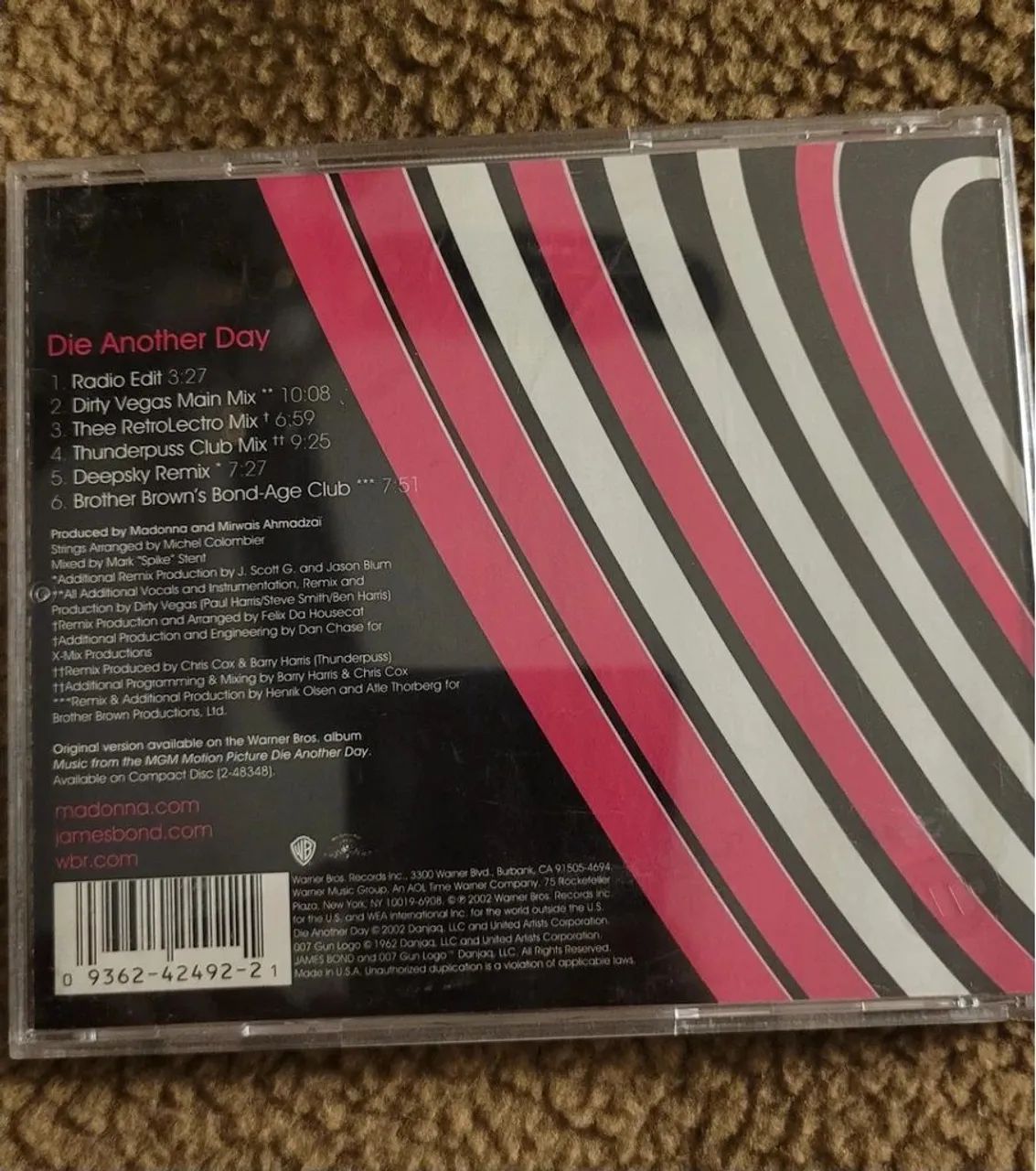 マドンナ　American Life / Die Another Day　CD MADONNA - DIE ANOTHER DAY - [2X12