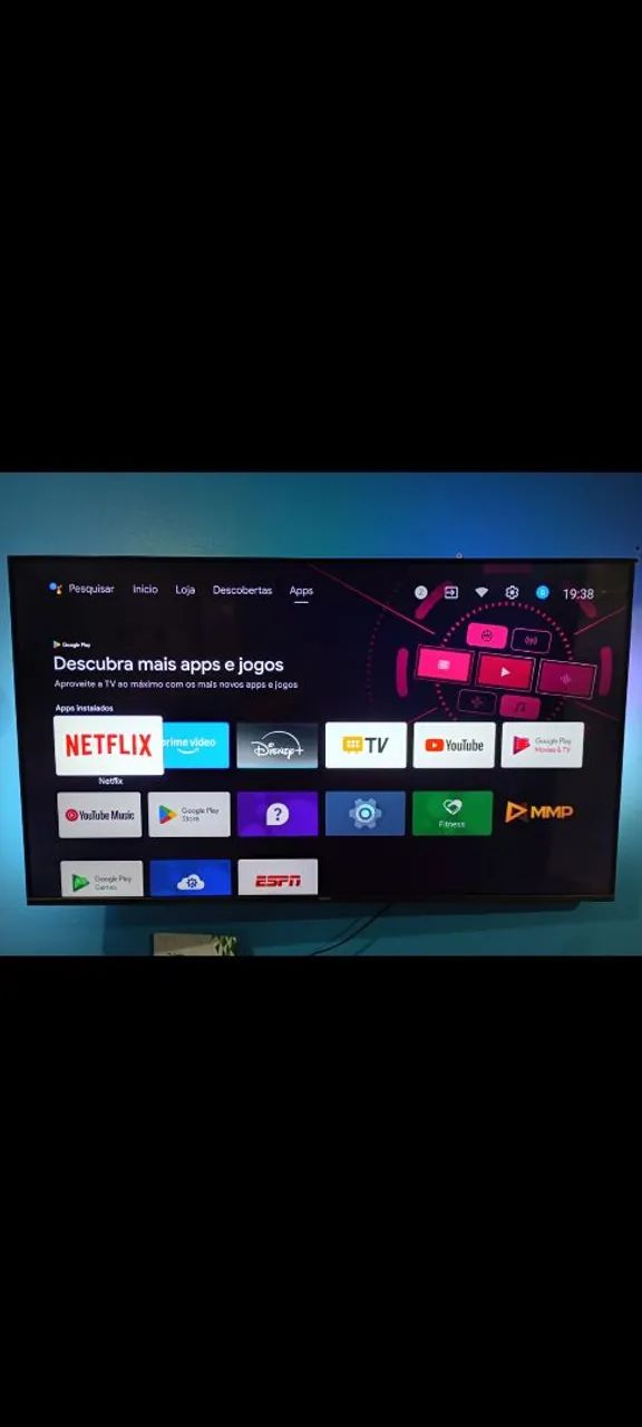 Tv Philips 55p polegadas ambilight 4k Android tv - Foto 2