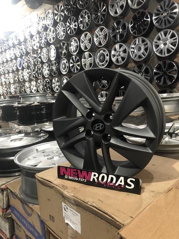 Rodas Hb 20 Aro 15 Original cor Grafite fosca - Foto 5