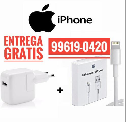 Carregador Completo iPhone Com Garantia Entrega Grátis Aceito Cartão