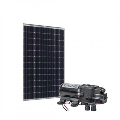 Bomba D'agua Solar Flutuante até 70 metros de altura - em 10m altura 1320 litros dia