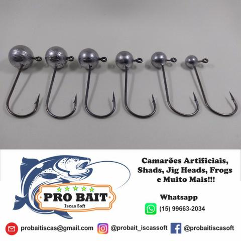 Anzol Jig Head Vários Pesos 5g a 30g