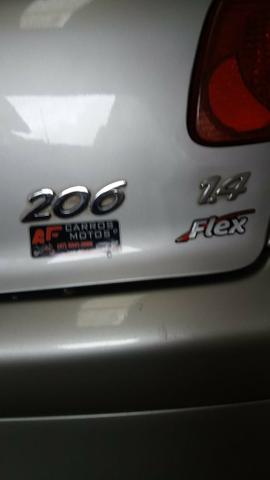 Peugeot 206 top de linha 1.4 8V 5p Ano 2007 repasse - Foto 5