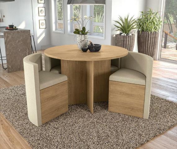 Receba amanhã!! Loja em promoção! Wpp na descrição! Mesa 4 Cadeiras Nirá ME01