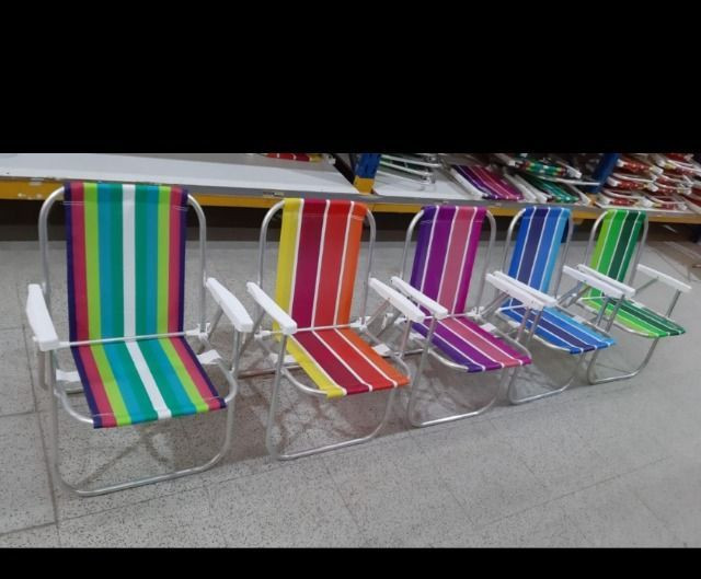 Cadeiras de praia ALUMÍNIO e cooler