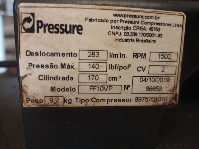 Compressor 100L 2cv