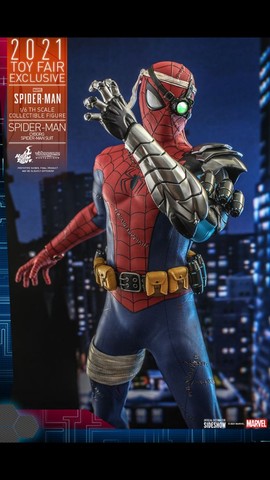 Spider Man Cyborg Suit Hot Toys Sideshow - Hobbies e coleções
