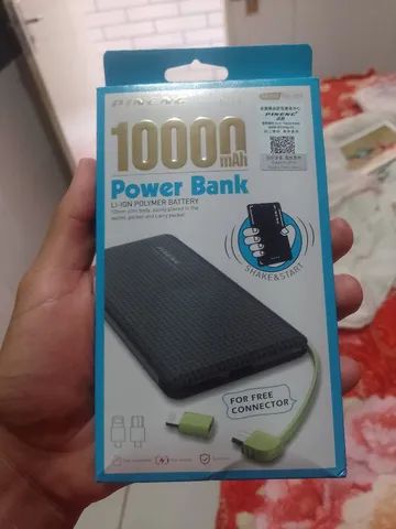 ENTREGO SEM TAXA! Carregador portátil 10.000