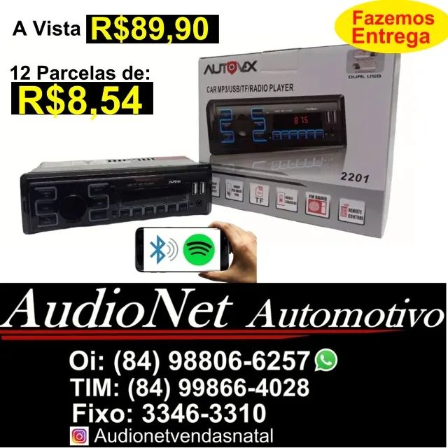 Auto Radio Mp3 Automotivo Fm Bluetooth 2 Usb Cartão Sd Som Toca Cd Carro Bob Veicular