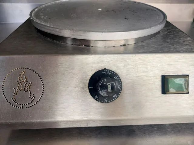 Chapa Crepe Francês inox escovado (BERTA) - Foto 3