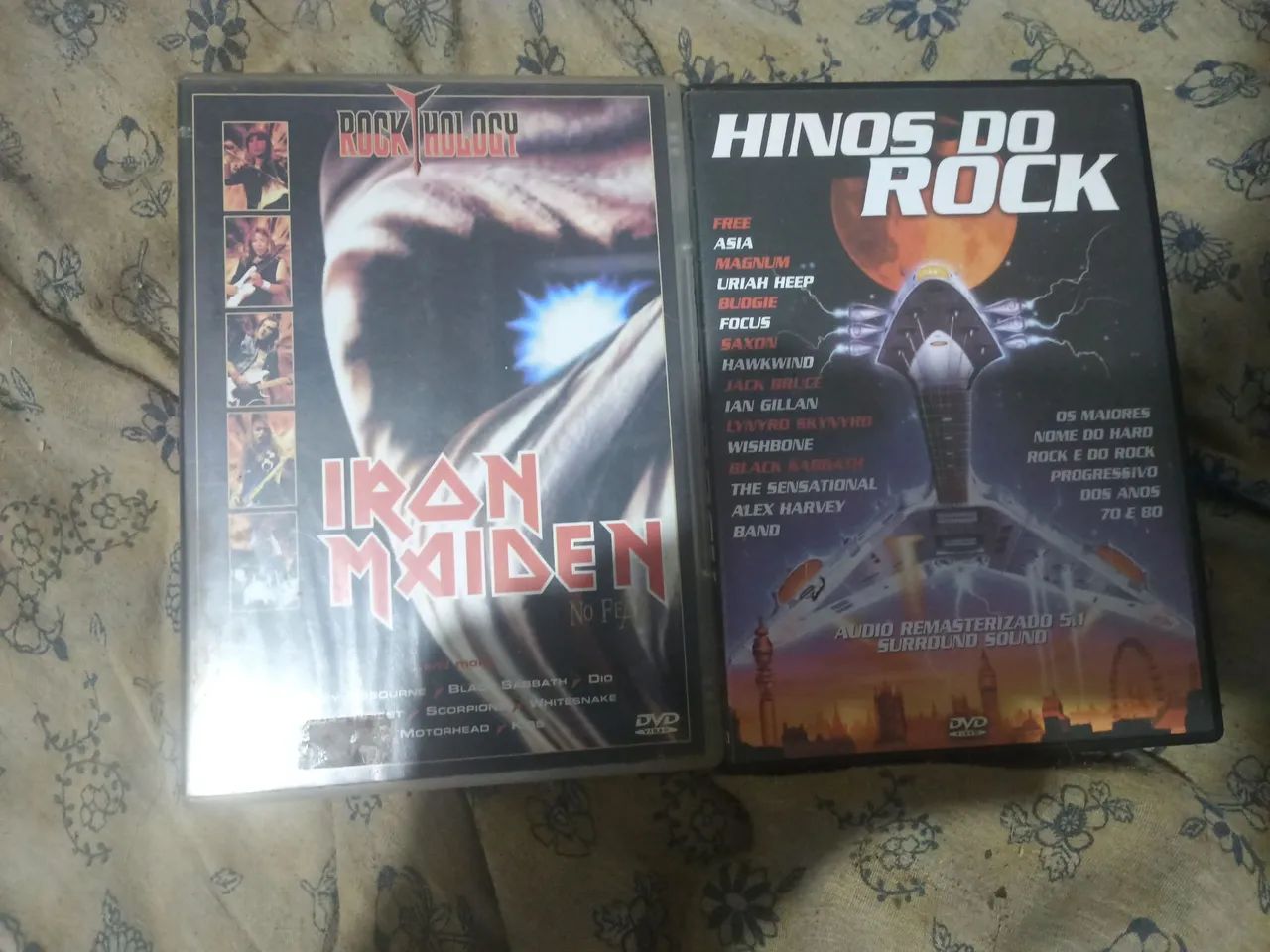 DVDs de Rock - Iron Maiden e Hinos do Rock