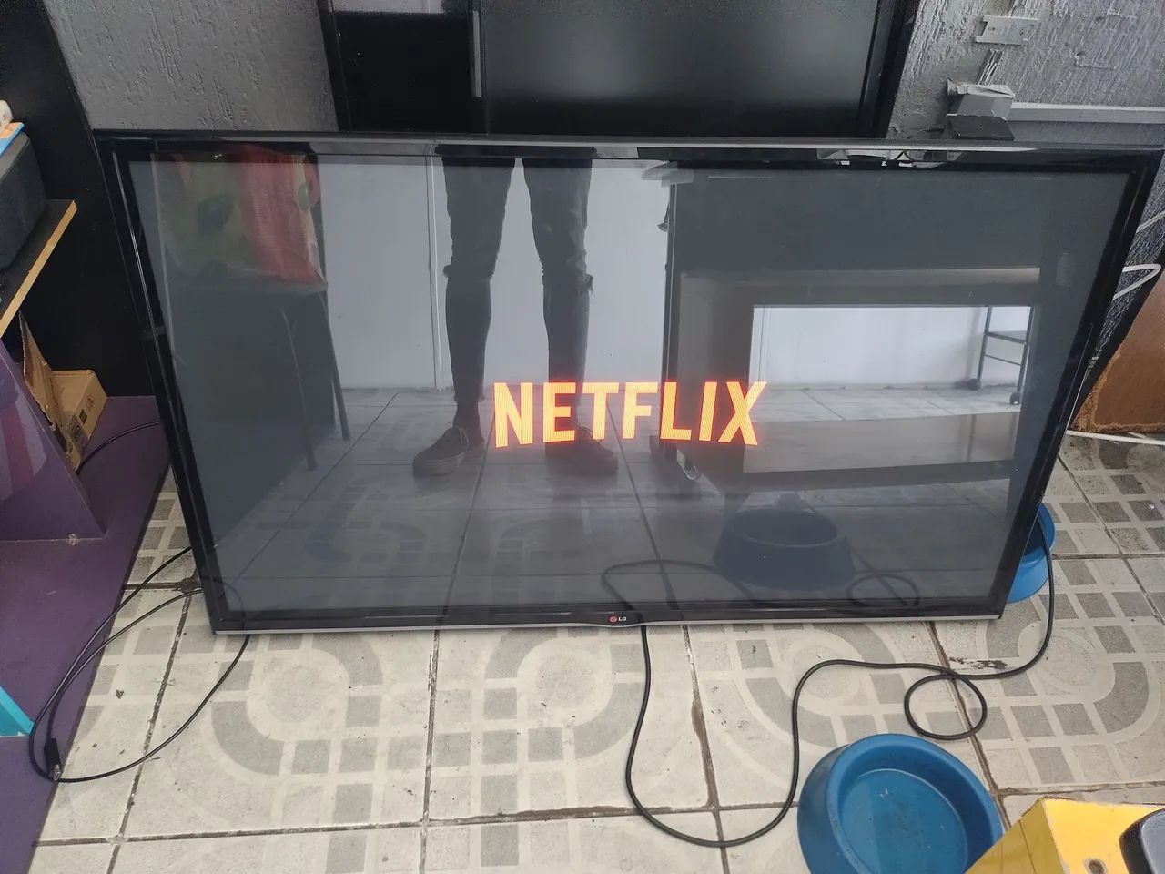 Vendo Smartv LG 55 polegadas top de linha em estado de nova com wi-fi integrado R$ 1500,00 - Foto 5