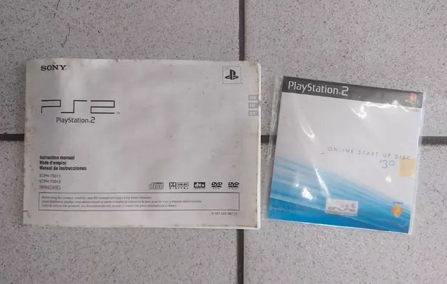 Manual Playstation Ps2 Original Scph-70011 E Cd Start Up