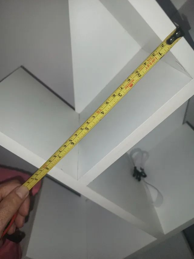 Sapateira/Livreiro em MDF branco - Foto 2