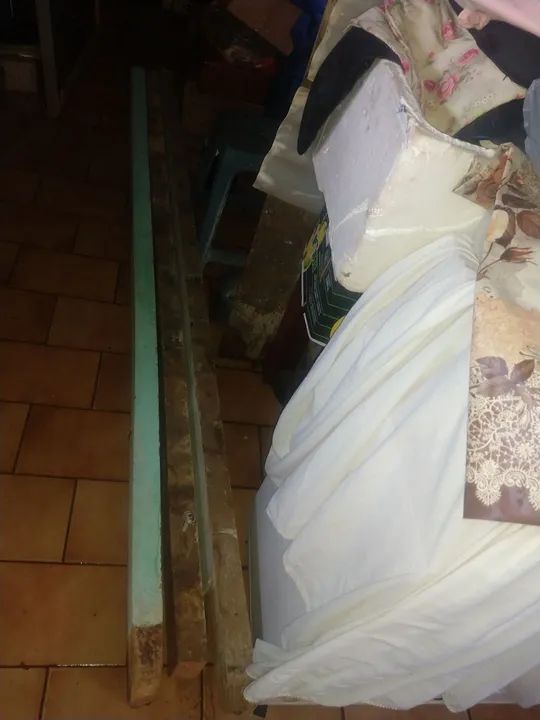 6 vigas de 2.50 cada uma
