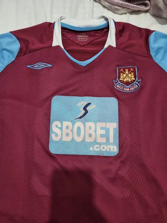 CAMISA WEST HAM 08/09 3G XXXL (ORIGINAL)