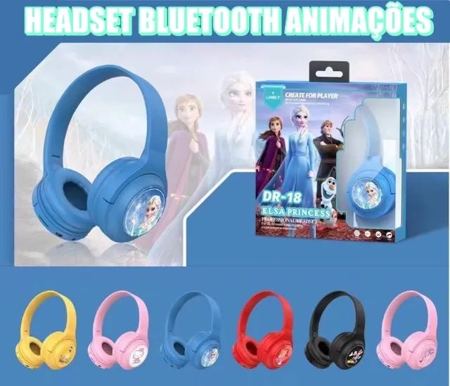 Fone De Ouvido Bluetooth Infantil Disney (Uma Unidade)