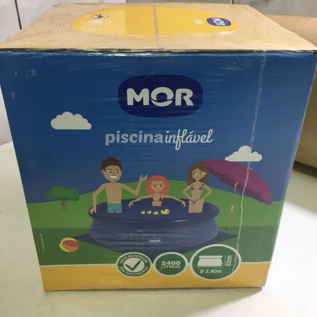 Piscina Inflável De 2400 Litros Redonda Mor 001053 - Lacrada na Caixa