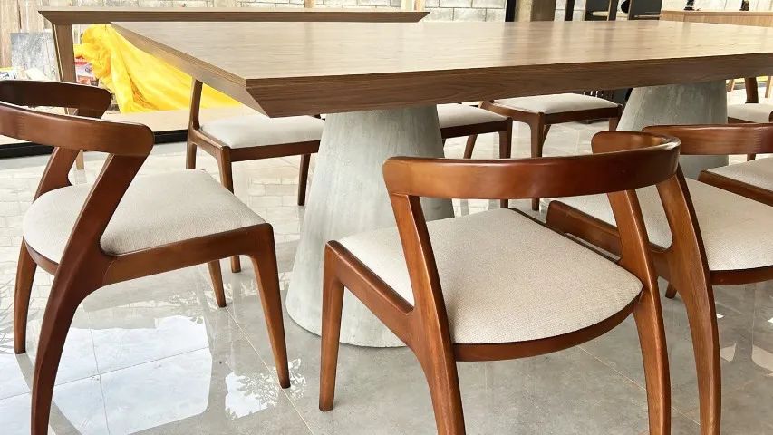 Base em concreto para mesa 27x60x75cm - Foto 2