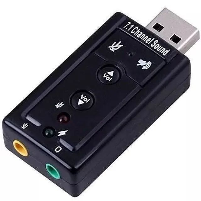 Placa De Som Usb 7.1 Adaptador De Audio P2 Fone Pc Notebook - Foto 5