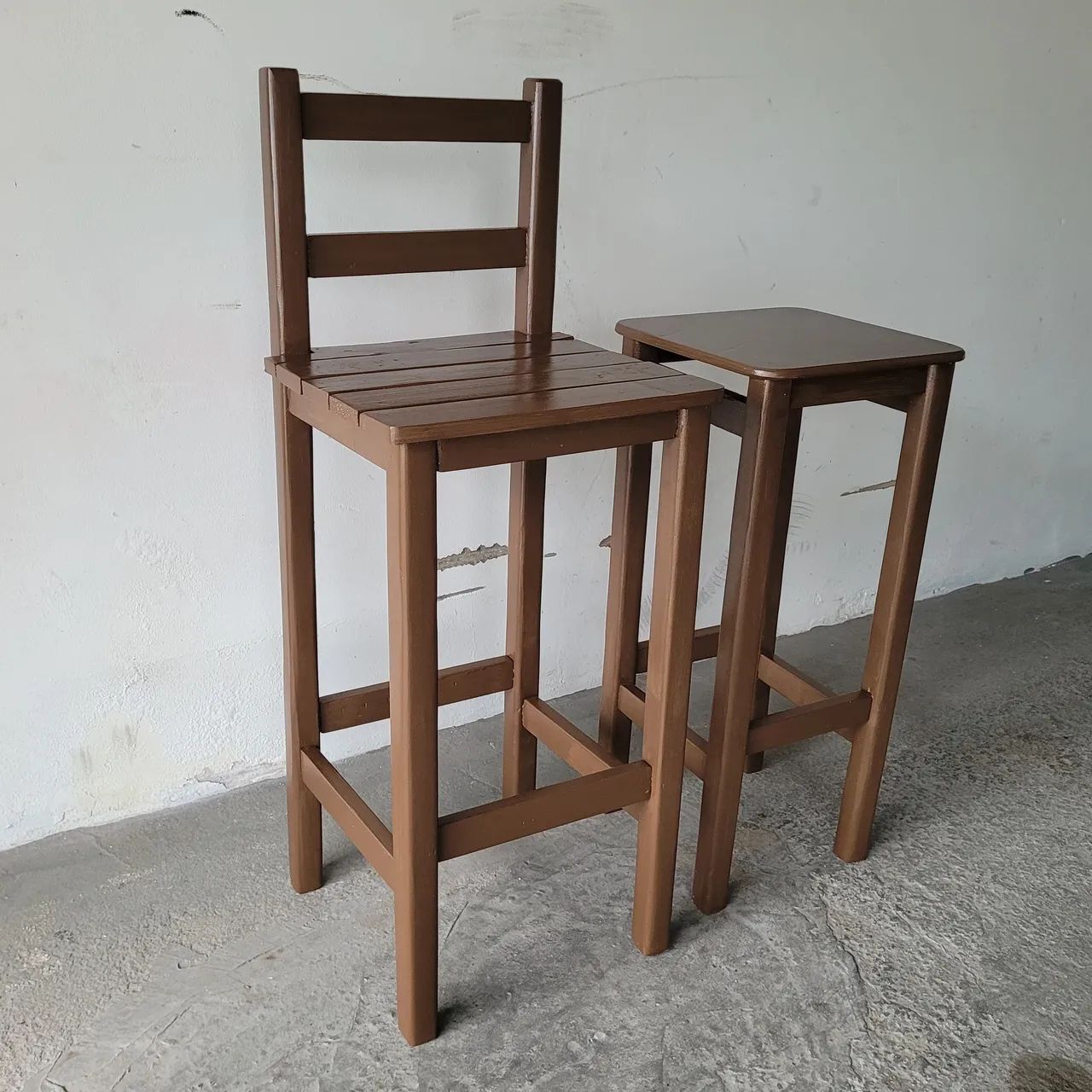 Banquetas com encosto e bancos 70cm criciuma  - Foto 3