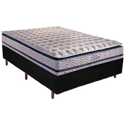 Colchão Casal Blue + Base Box Simples .total. - Foto 2