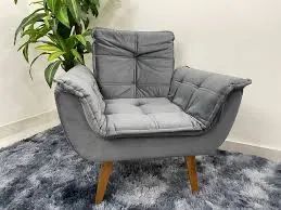 Poltrona opala tecido suede - ENTREGA HOJE !!! 