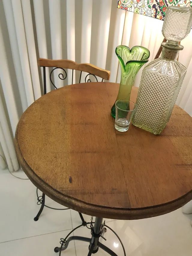 Mesa Bistrô Ajustável Redonda E Quadrada Tampo 50cm - Foto 3