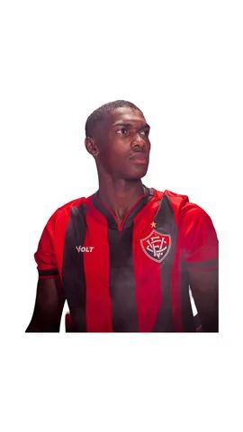 Camisa Masculina Jogo 1 2024 Vitória Vermelha e Preta Volt - Foto 3