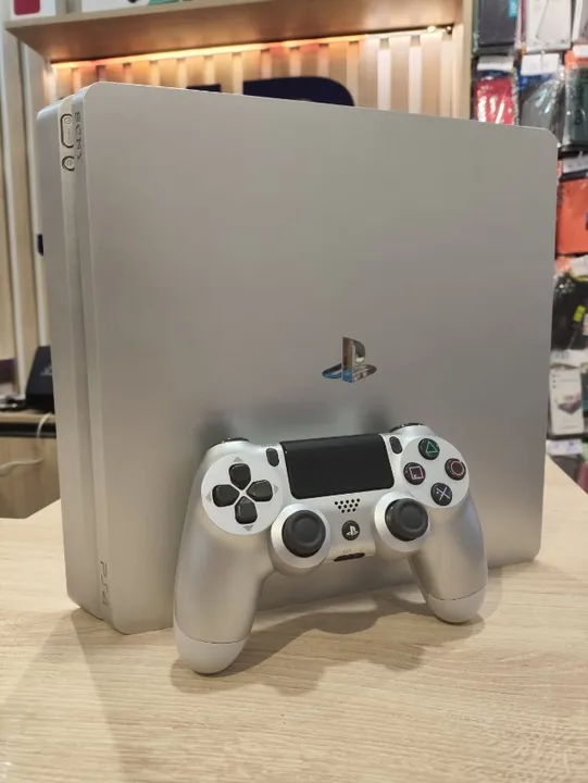 Video Game PS4 Slim 500GB Semi-Novo - 100% Revisado - Em Até 12x Sem Juros