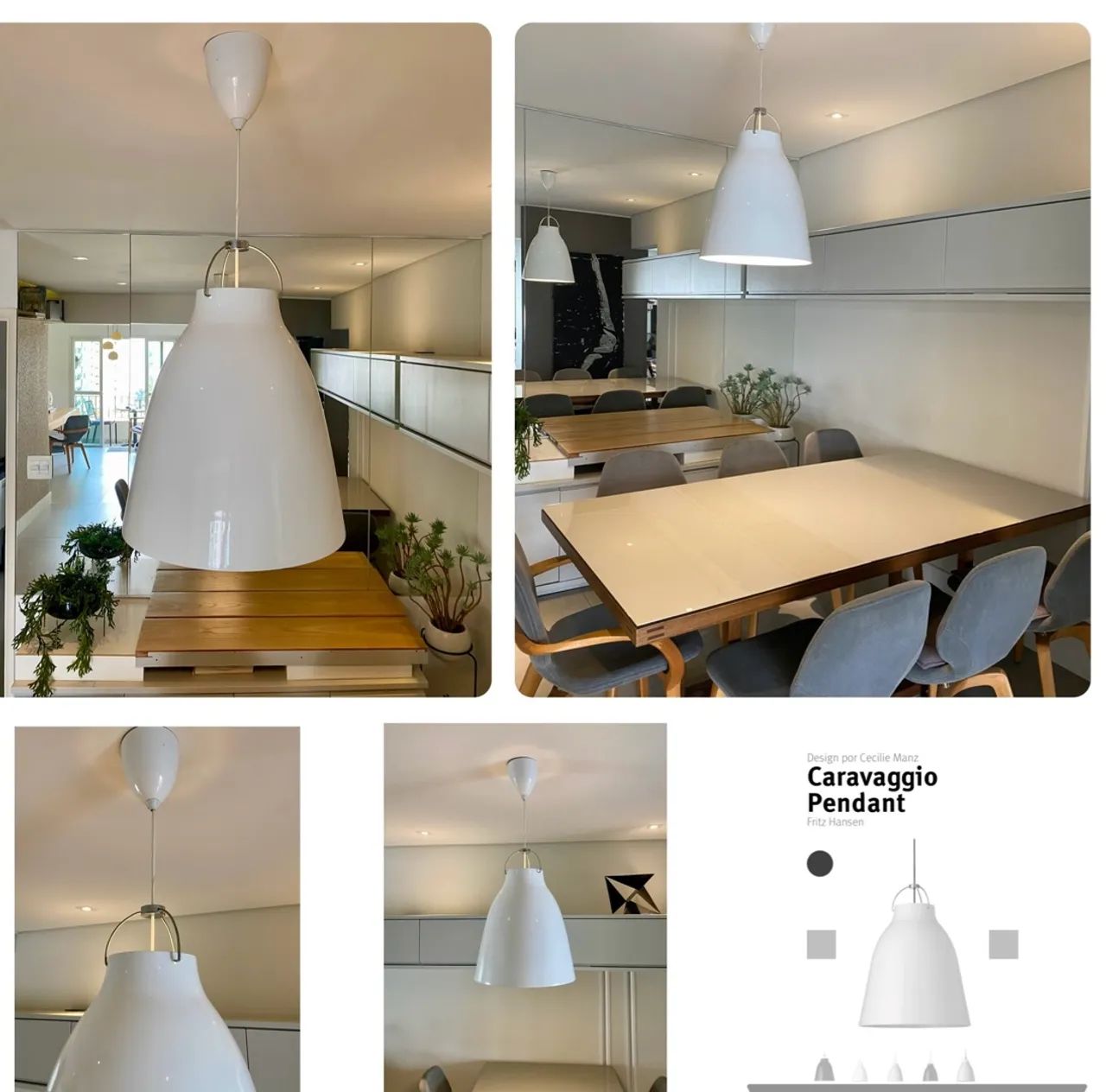 Luminária Pendente em perfeito estado  - Foto 2