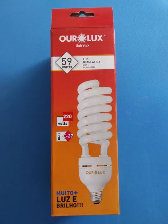Lâmpada eletrônica espiral 59w 220v - Foto 2