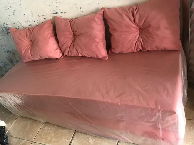 Sofa/Cama 3 almofadas  preço de fábrica  - Foto 2